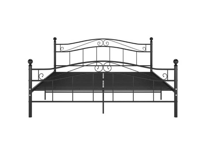 ShieldPro®Structure/Cadre de lit métal(1 PCS) - Meuble de chambre - SHELL - 2 personnes - sans matelas - noir métal 140