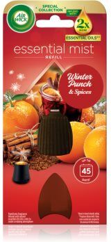 Air Wick Essential Mist Winter Punch & Spices recarga de aroma para difusores 20 ml. Essential Mist Winter Punch & Spices
