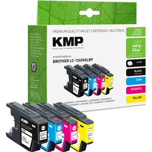 KMP kompatibel für Brother LC-1240VAL ValuePack  Tinte B59V