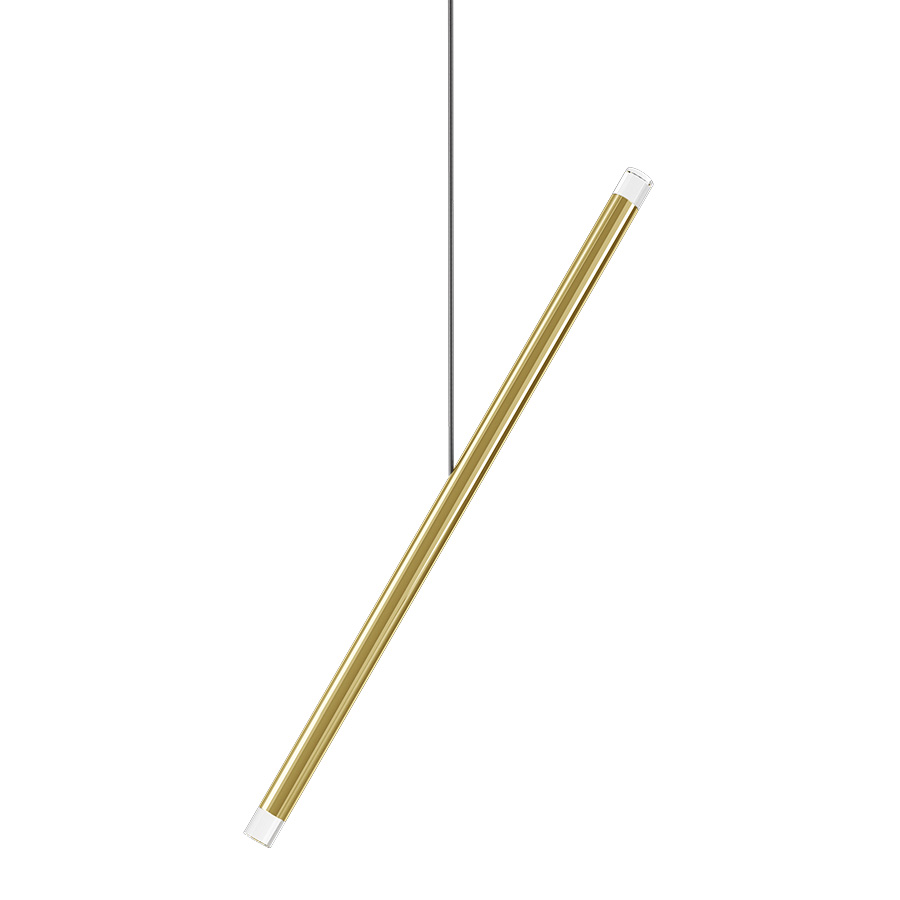 Lodes LED-Einzelpendel A-TUBE NANO DUO gold (ohne Baldachin) 15825 5020 8057501003100