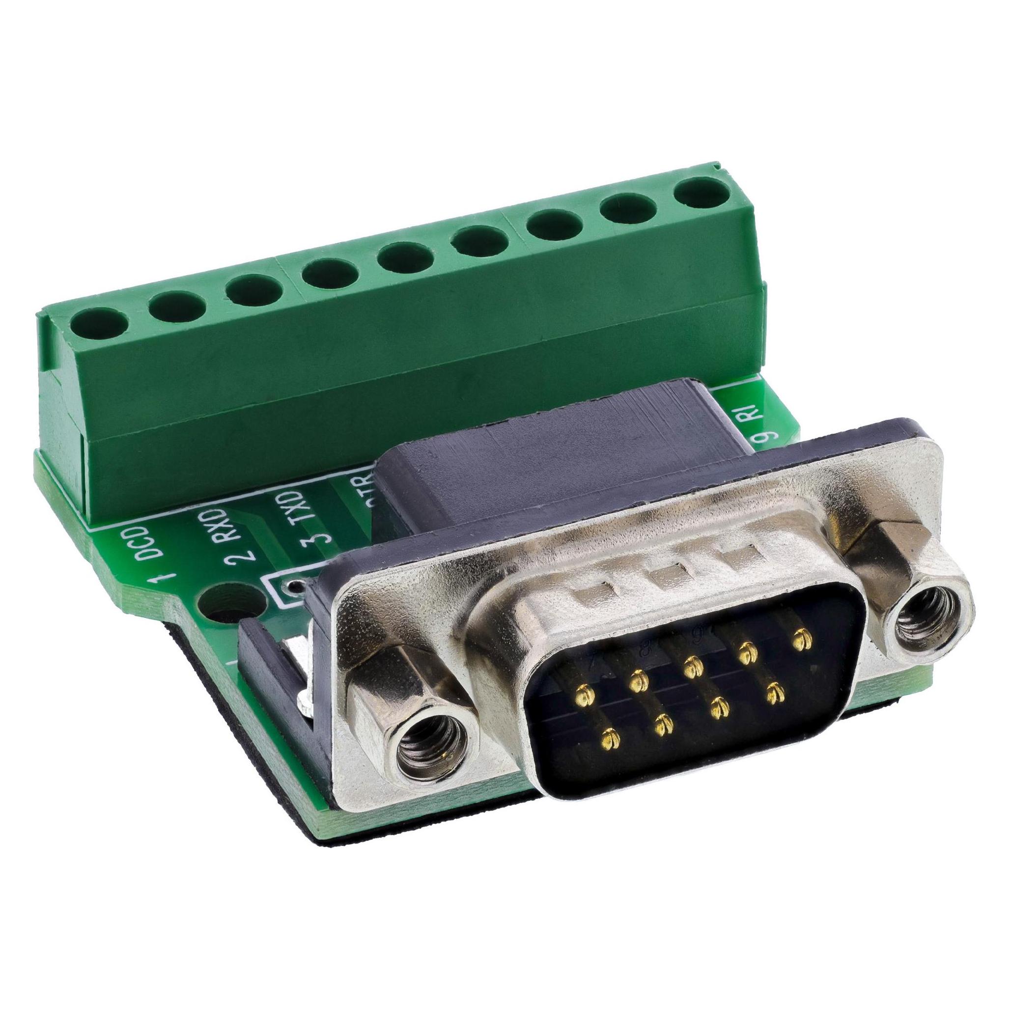 InLine Terminalblock D-Sub 9 Stecker (92501D)