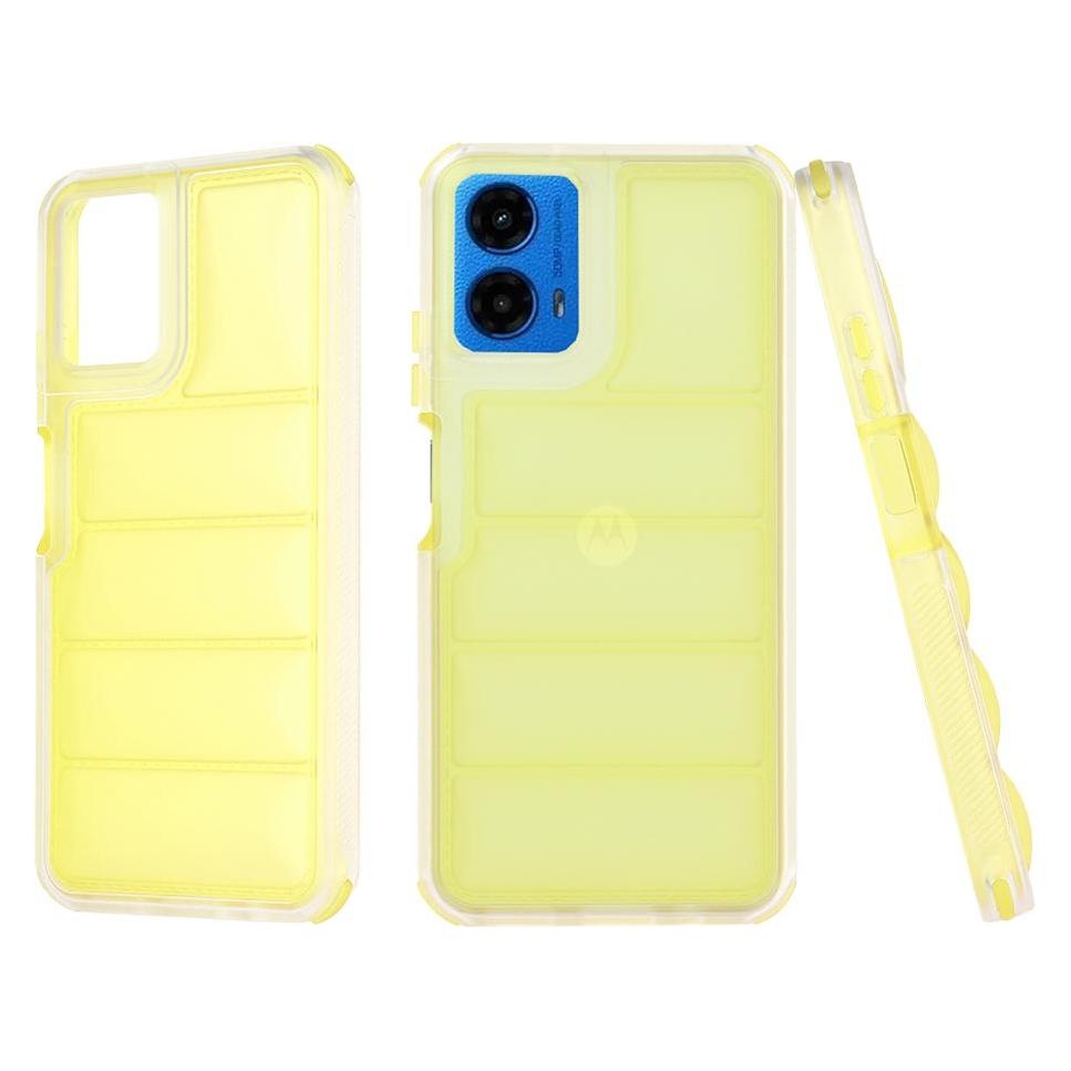 Techsuit - Wave Shield - Motorola Moto G34 / Moto G45 - Yellow (Motorola Moto G34) (56353986)