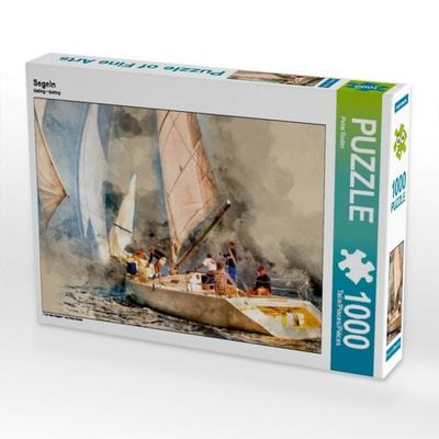CALVENDO Puzzle Segeln 1000 Teile Puzzle quer | 1000 Teile Lege-Größe 64 × 48 cm Foto-Puzzle für glückliche Stunden