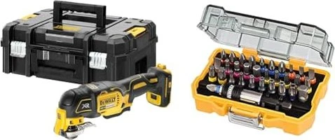 Dewalt Akku-Multifunktions-Werkzeug DCS356NT, 18Volt (gelb/schwarz, ohne Akku und Ladegerät, in T STAK-Box II)