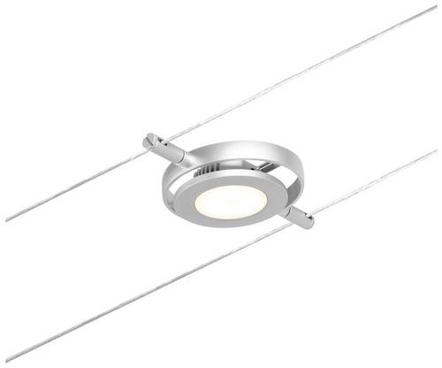 Paulmann Niedervolt-Seilsystem-Leuchte 4.5W LED Chrom (matt), Chrom