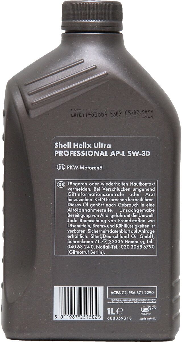 SHELL 550040602 Motoröl