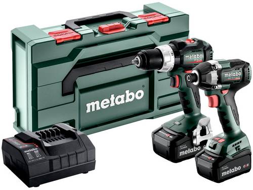 Metabo SBLTBL+SSDLT200BL -Akku-Schlagbohrschrauber, Akku-Schlagschrauber inkl. Akku, inkl. Ladegerät