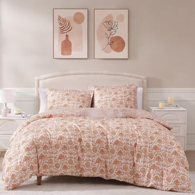 BebeTeen By Bebejan Clay Trees Reversible Comforter Set