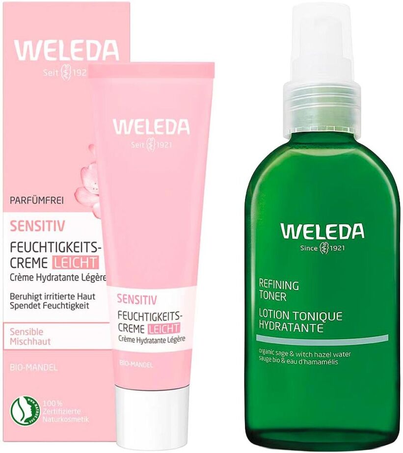 Weleda Sensitiv Feuchtigkeitscreme Mandel & Hydra Toner