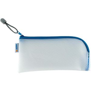 Herma Reißverschlussbeutel 20003 Universaltasche, 23 x 11 cm, blau/transparent, EVA-Folie, 1 Fach