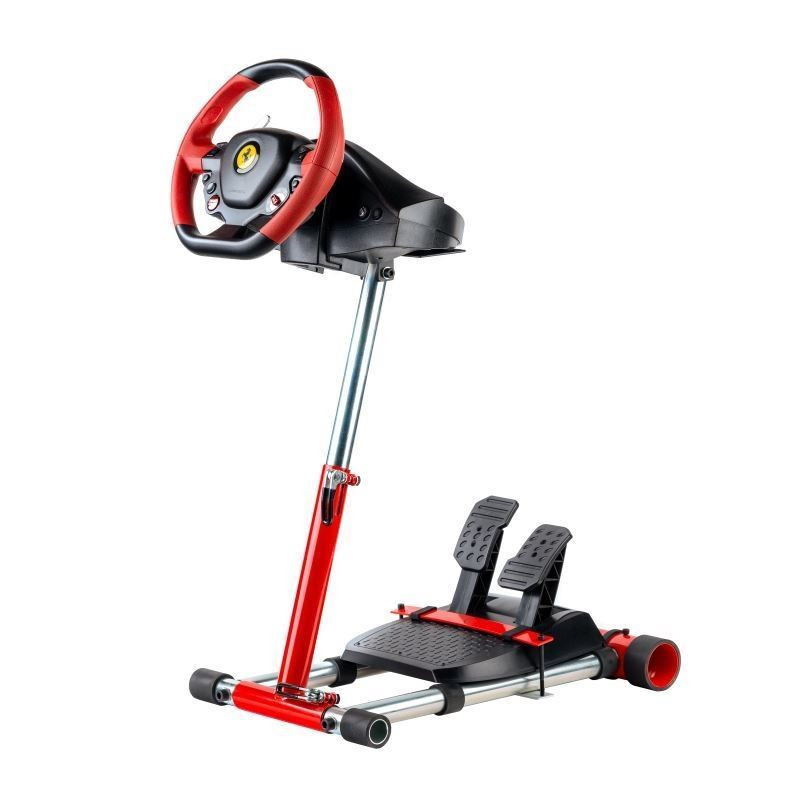 Wheel Stand Pro V2 standaard voor stuur en pedalen, geschikt voor Thrustmaster SPIDER, T80, T100, T150, F458/430, rood