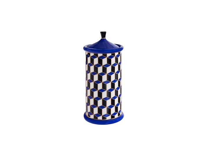 Jonathan Adler - Boîte Versailles - Bleu - Porcelaine - Designer Jonathan Adler