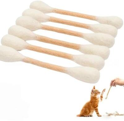 Inspire Essentials Catnip Cotton Swab Kitty Kicker Toy For Cats a