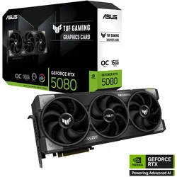 ASUS TUF Gaming GeForce RTX 5080 OC Edition 16GB GDDR7 Gaming Grafikkarte