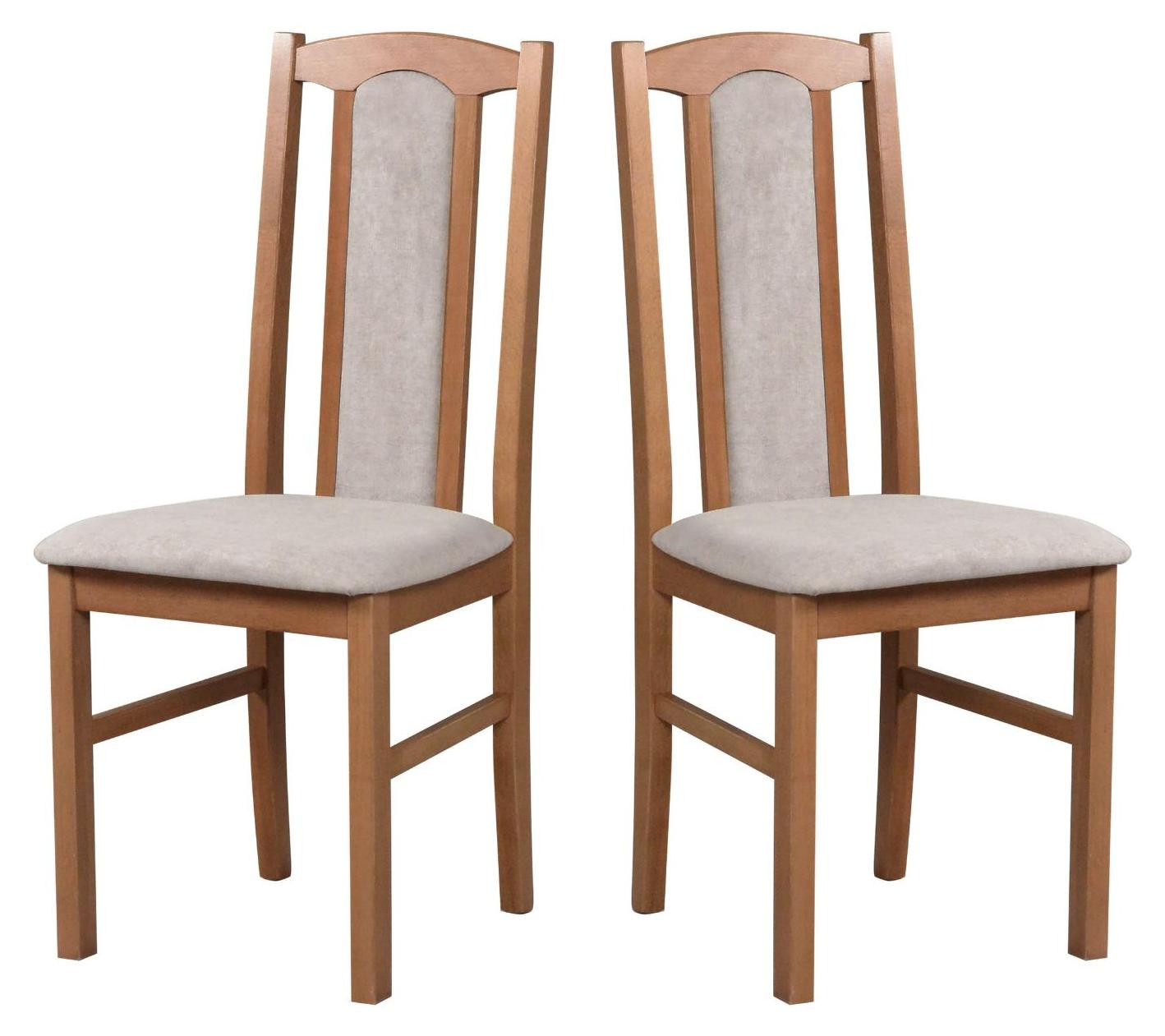 Soro Esszimmerstuhl Bos 7 Set van 2 Lichtnotenhout Beige