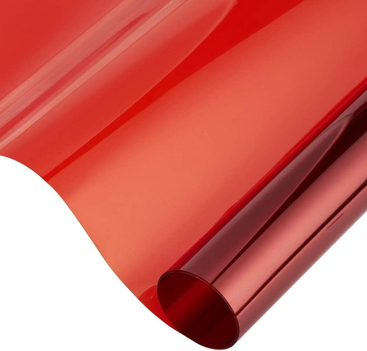 Raamfolie Isolatie Oranje Transparant - Privacy Folie met 99% UV Bescherming voor Energiebesparing