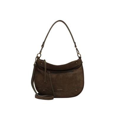 Beuteltasche SURI FREY "Beutel SFY Brittney", Damen, Gr. B/H/T: 33cm x 25cm x 11cm 0, grün (oliv 960), Polyester, Taschen Beuteltasche
