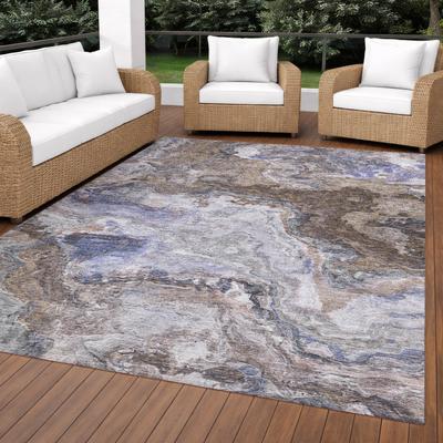Addison Rugs Machine Washable Indoor/ Outdoor Modern Rapids Chantille Rug