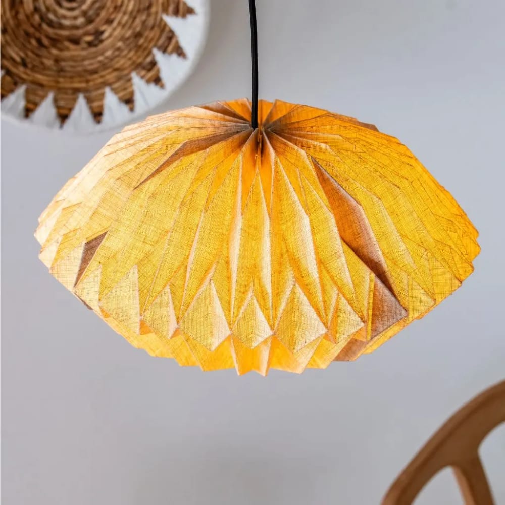HYDILE Suspension en lin Beige 30x30x64cm