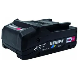Gesipa, Werkzeugakku + Ladegerät, Akku 18 V 2 Ah (18 V)