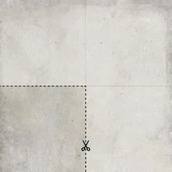 Ariostea Teknostone CM2 Outdoor Light Grey 50x50x2 cm Terrassenplatte Schnittmuster Matt Strukturiert Antislip