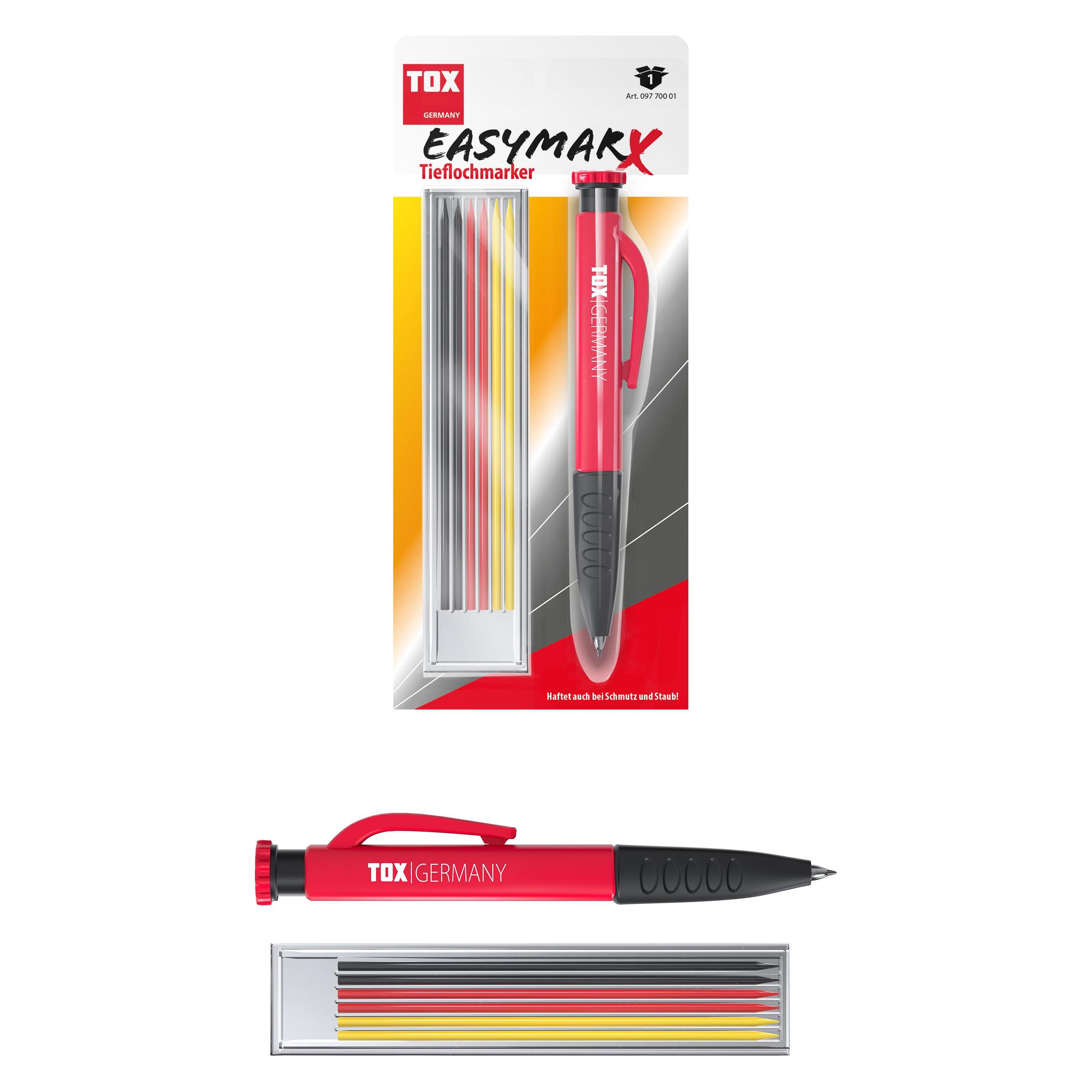 Tox Tieflochmarker mit Ersatzminen easyMarx (1x) (09770001)