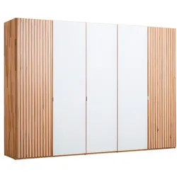 MAISON Kleiderschrank Columbus 300 x 216 cm Glas Weiß