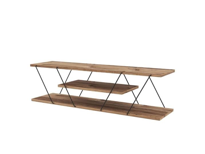 Meuble TV de style industriel marron