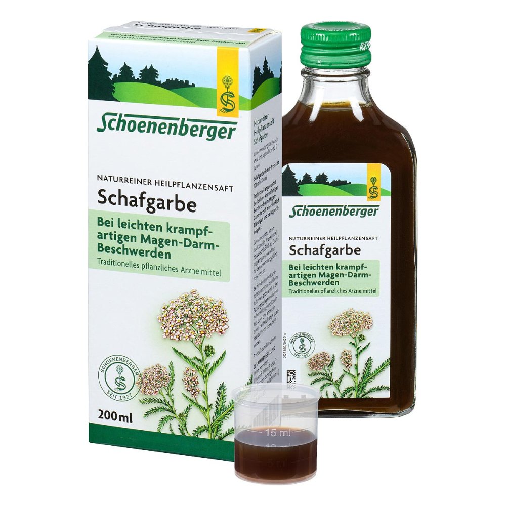 SALUS Pharma GmbH Schoenenberger Naturreiner Heilpflanzensaft Schafgarbe 00692311