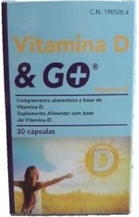 Laboratorios Pharma & Go Complemento Alimenticio Vitamina D 30 caps