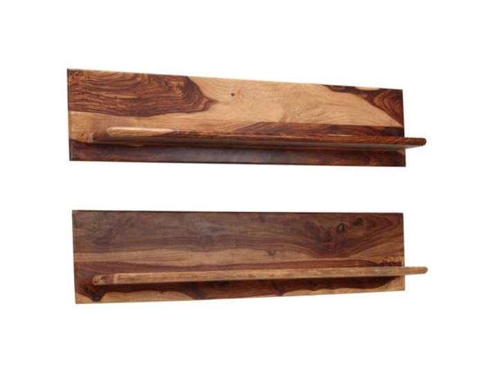 MABCQRTY Wandregale 2 Stk. Akazie Massivholz 118x26x20 cm Regale Handgefertigtes Echtholz Wandboard Set fuer Wohnzimmer Schlafzimmer und Flur rustikales Akazienholz Wanddekoration