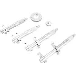 Dasqua, Messuhr + Messschraube, 4911-8125 Innenmikrometer-Set mit Kontrollmass 5 - 100mm Ablesung: 0.01mm