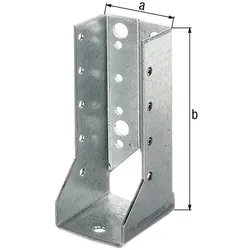 GAH, Holzverbinder, Alberts Balkenschuh Typ B 140/180 2 mm ETA-08/0171 Stahl sdmverz. (Balkenschuh, 20 Stk.)
