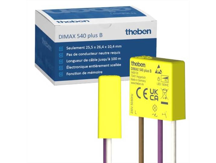 Theben 5400130 DIMAX 540 plus B mini variateur encastré R/C sans neutre