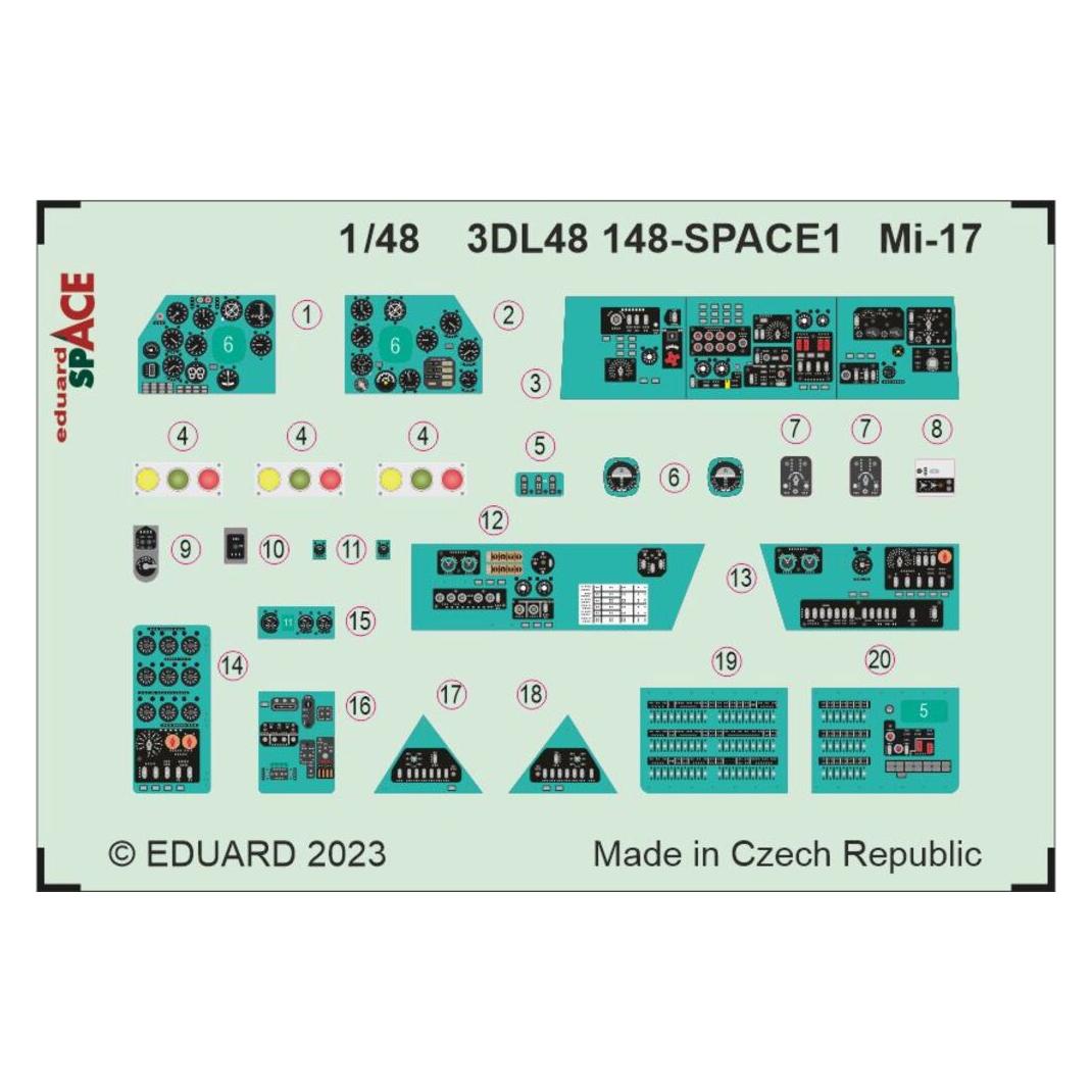 Eduard Mi-17 SPACE 1/48 (3DL48148)