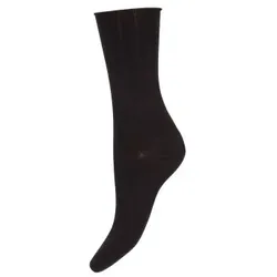 Decoy 2P Fine Knit Cotton Socks Schwarz Strl 37/41 Damen