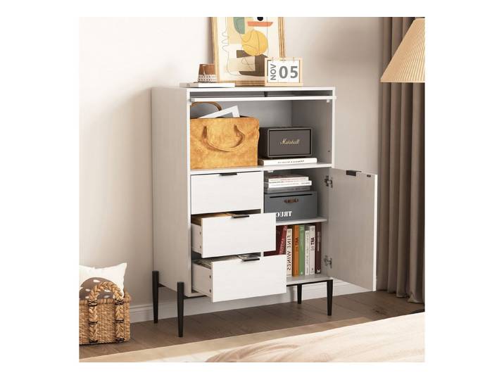 HAUSS SPOLE Sideboard Beistellschrank Buffetschrank Kommode für Küche, Esszimmer, Flur