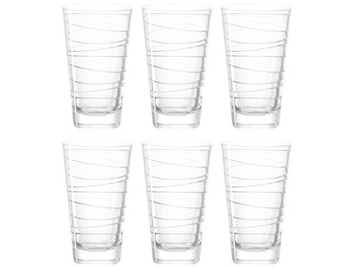 Trinkgläser-Set Leonardo transparent Glas H 12.5 cm 0.28 l 6 Stk