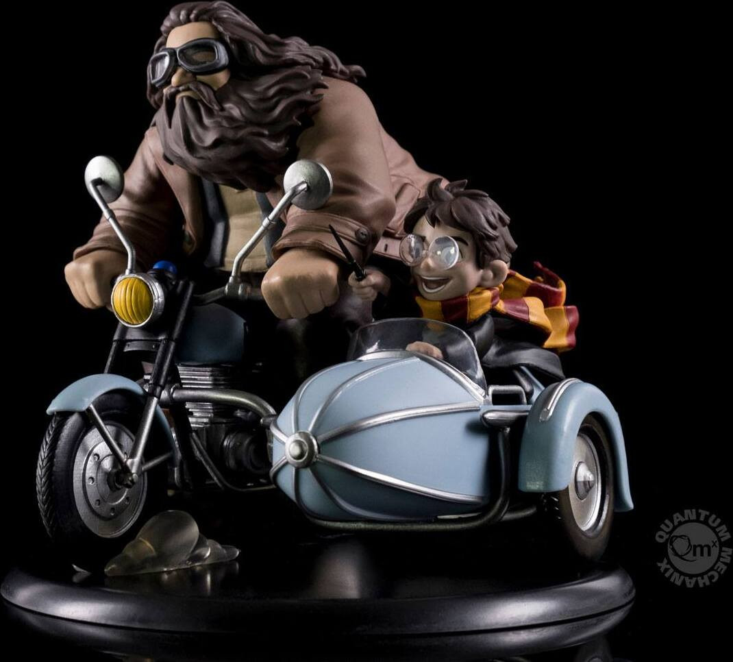 Quantum Mechanix Harry Potter & Rubeus Hagrid Q-Fig MAX Diorama Figuur, 15 cm, QMXHP-0110