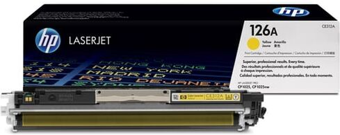 HP 126A (CE312A) toner amarelo