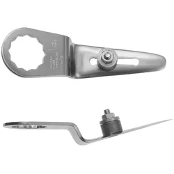 Fein Schneidmesser gerade Form Z-Biegung,mit einstellbarem Tiefenanschlag, 2-Stück - 63903143013