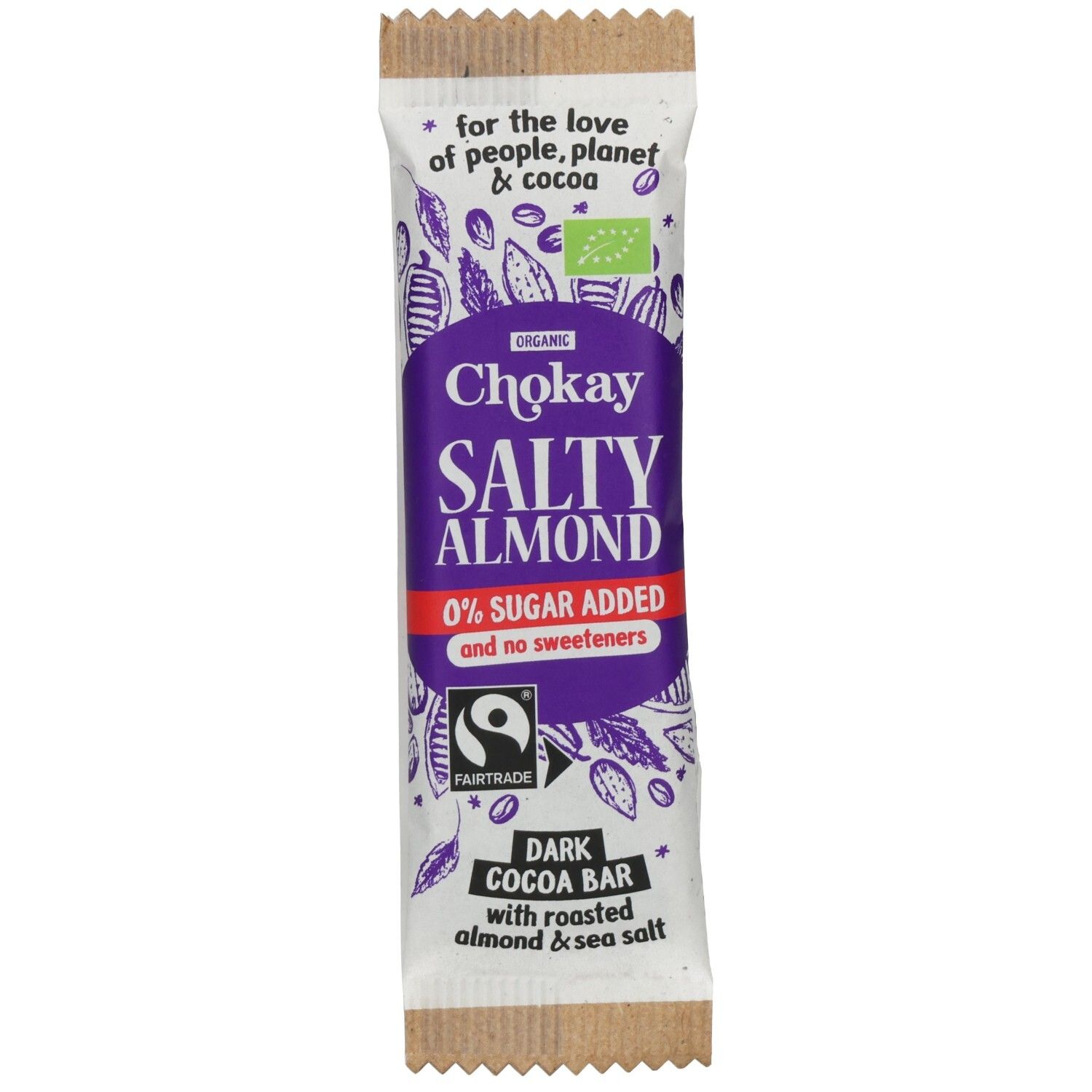 Chokay - Snackbar Salty Almond FairTrade, 30g 30 g Riegel
