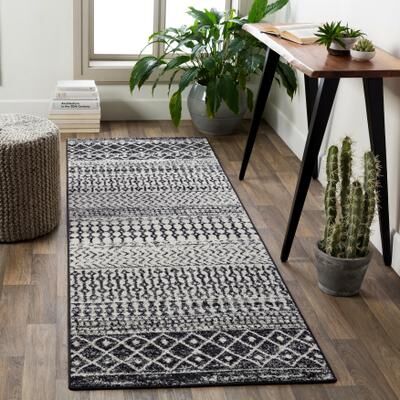 Livabliss Edie Bohemian Geometric Area Rug