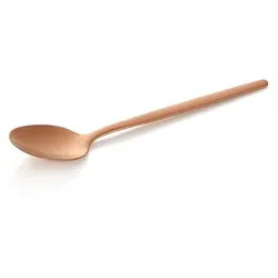 24x Espressolöffel ALEX BRONZE, mit bronze, matte PVD Beschichtung, 11 cm, Chromnickelstahl 18/10