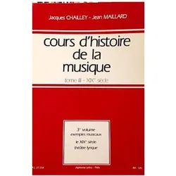 Chailley J. Cours D/'Histoire De La Musique Tome 3 Volume 3:Exemples Musicaux, Fachbücher von J. Chailley