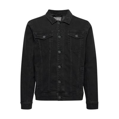 Jeansjacke BLEND "Jeansjacke BHNaril", Herren, Gr. XXL, schwarz (denim schwarz), Obermaterial: 98% Baumwolle CO. 2% Elasthan EL., Jacken Jeansjacke