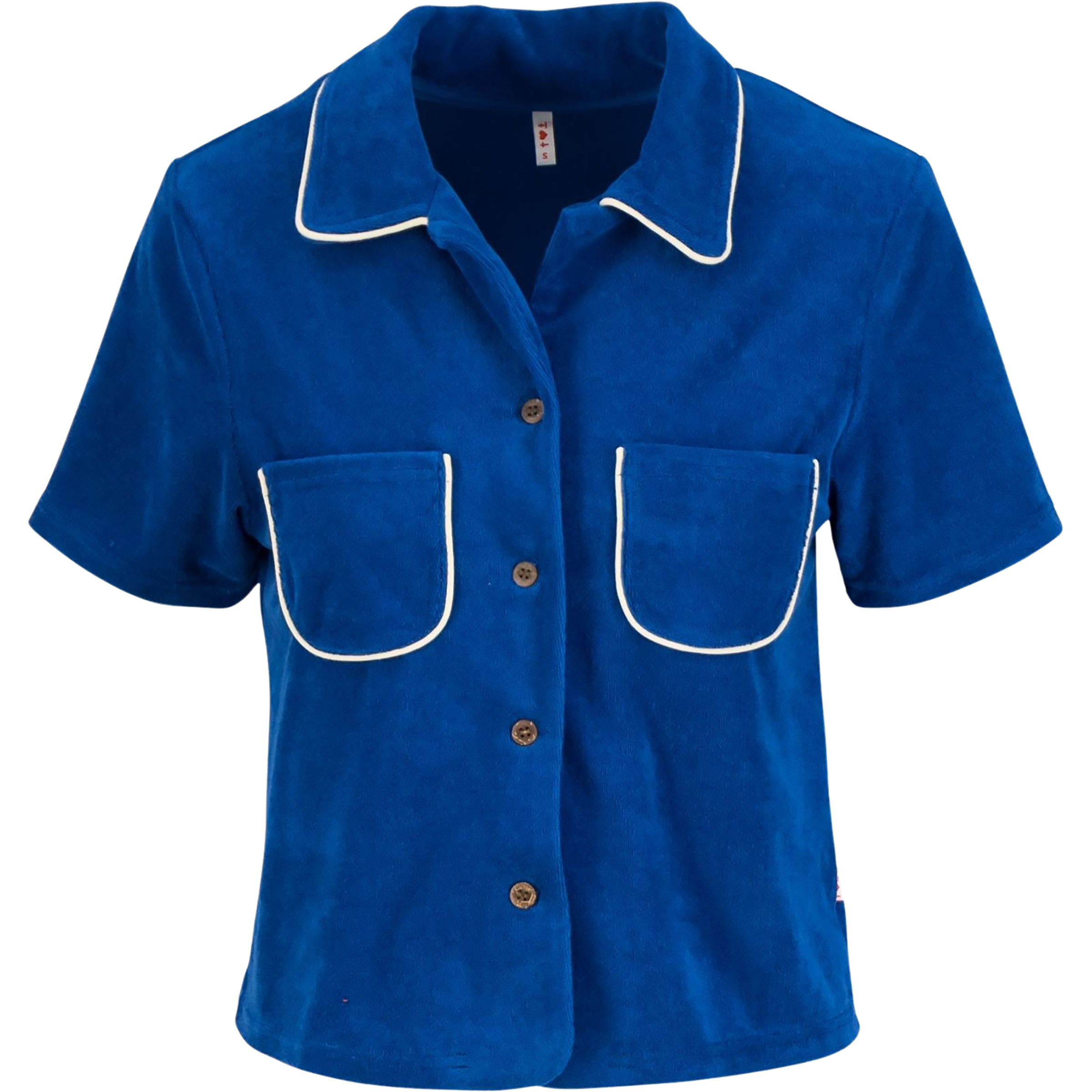 Blutsgeschwister Off Shore Shimmy Damen Blusen blau Größe XS Lifestyle Schnell trocknend
