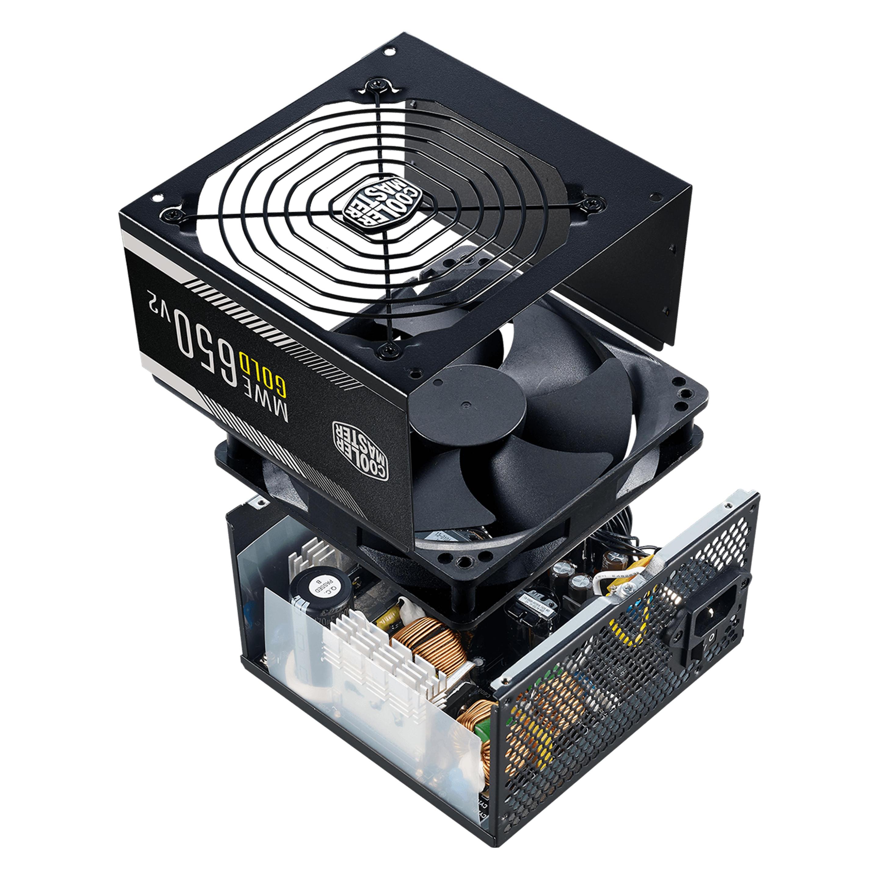 Cooler Master CoolerMaster Netzteil MWE Gold V2 650W A/EU Cable (650 W) (MPE-6501-ACAAG-EU)