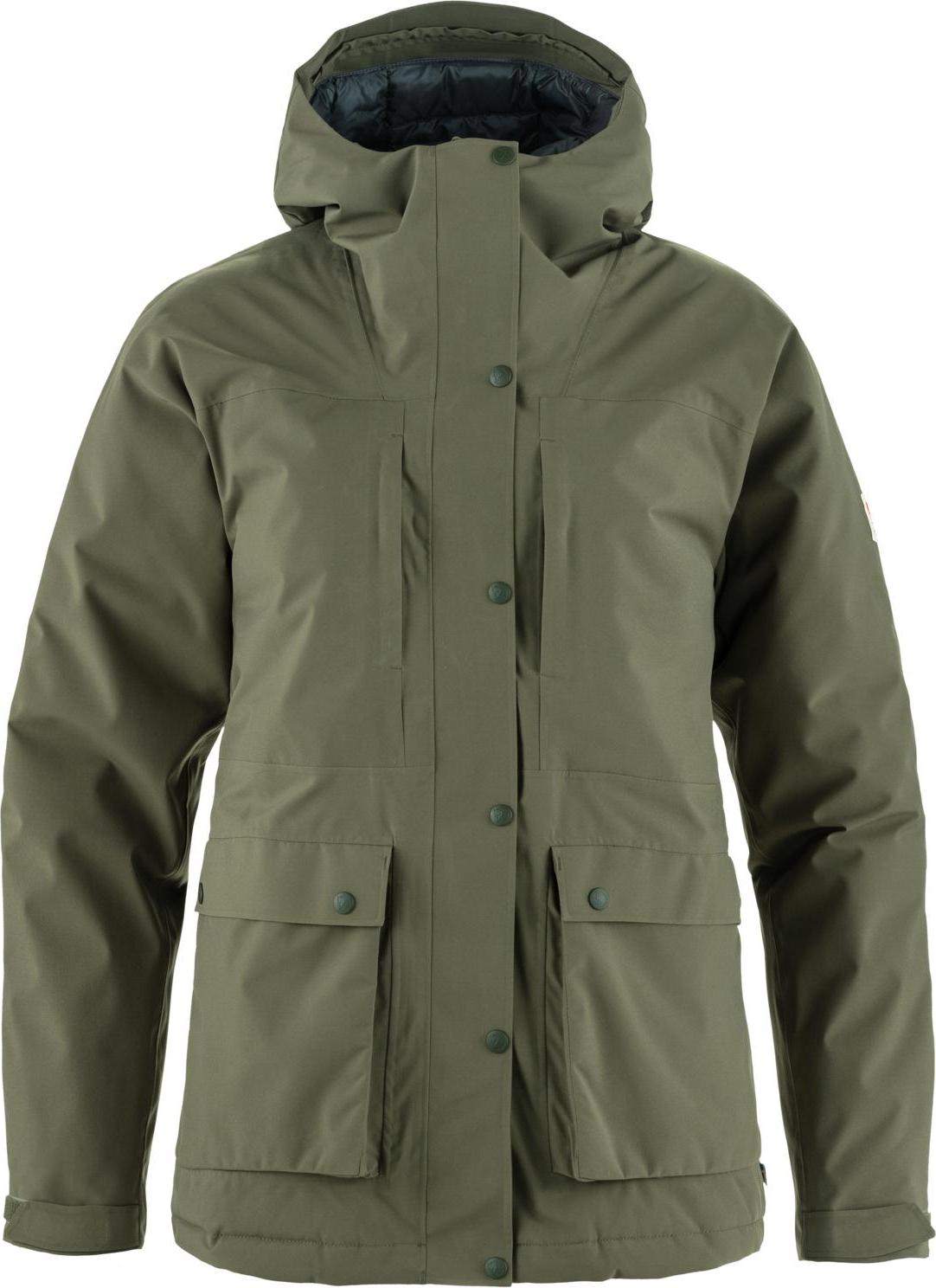 Fjällräven Damen High Coast Hydratic Padded Jacket Laurel Green M