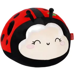 Legami, Kinderkissen, Pillow Super Soft Ladybug, Kissen, Dekokissen, Kuschelkissen, Marienkäfer, SUS0018 (33 x 25 cm)